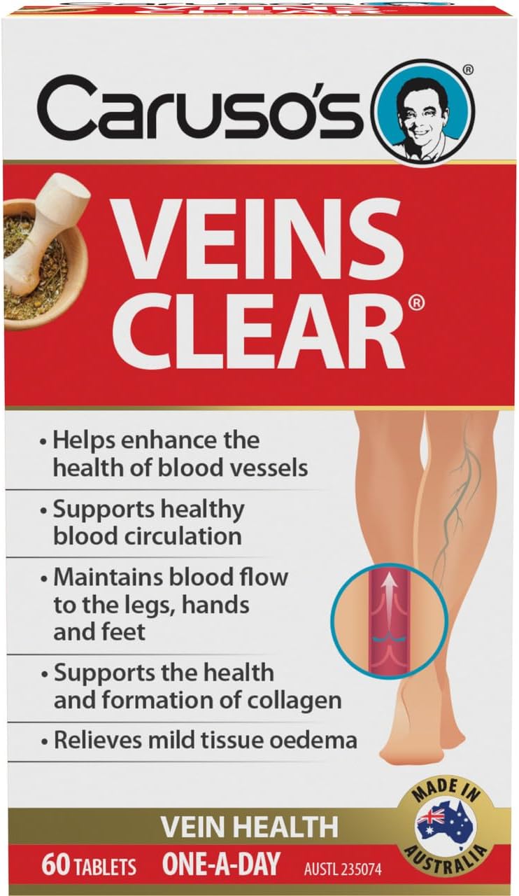 Carusos Veins Clear 60 Comprimidos
