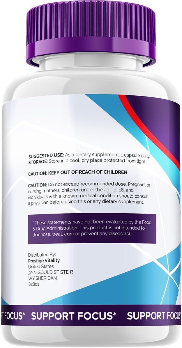 SynapticXR Brain Supplement Capsules – Fórmula Máxima Potencia Natural (60 Cápsulas)