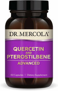 Dr. Mercola Quercetina y Pterostilbeno Advanced - 500 mg de Quercetina con Complejo Fitosómico - 60 Cápsulas