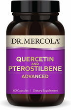 Dr. Mercola Quercetina y Pterostilbeno Advanced - 500 mg de Quercetina con Complejo Fitosómico - 60 Cápsulas