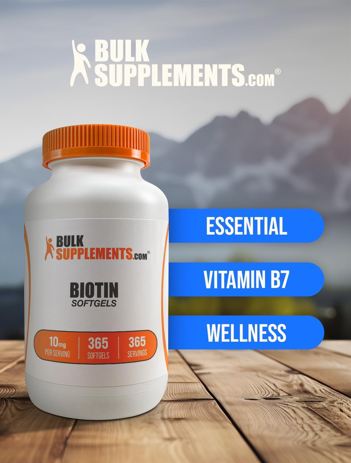 Biotina 10000mcg Softgels - Vitamina B7