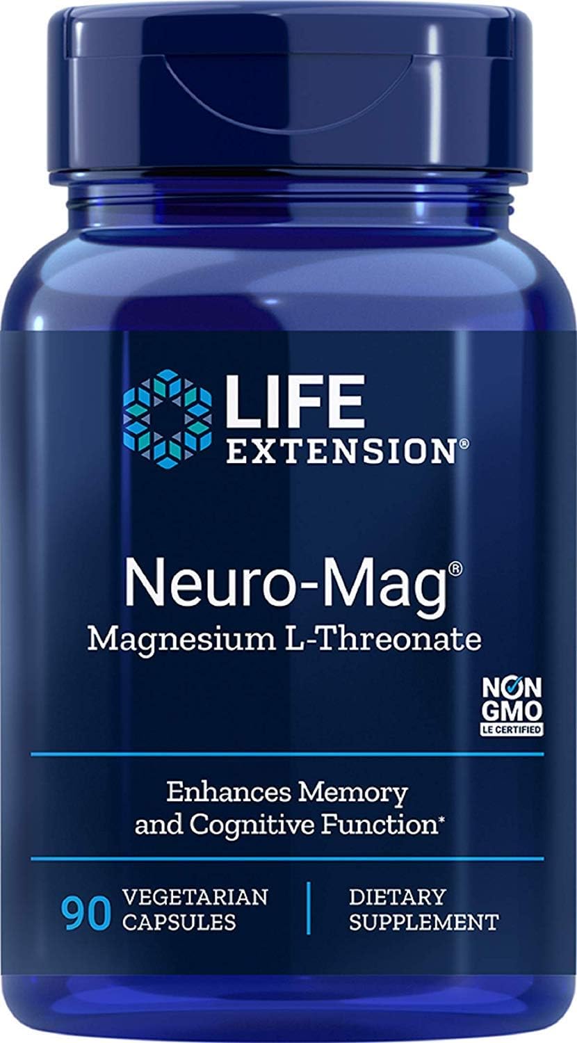 Life Extension Neuro-Mag, Magnesio L-Treonato, 90 cápsulas