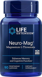 Life Extension Neuro-Mag, Magnesio L-Treonato, 90 cápsulas