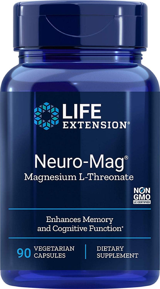 Life Extension Neuro-Mag, Magnesio L-treonato, 90 cápsulas