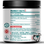 HMR Lignan + Melatonina + Biotina + Cardo Mariano para Perros | Fórmula 4 en 1 | Apoyo Adrenal y Niveles Normales de Cortisol | Salud de Piel, Pelaje y Digestiva | 90 Comprimidos Masticables | Sabor Natural a Carne