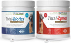 Twin Pack - Probióticos y Enzimas Digestivas para Perros y Gatos: Total-Zymes y Total-Biotics (2x 226 g)