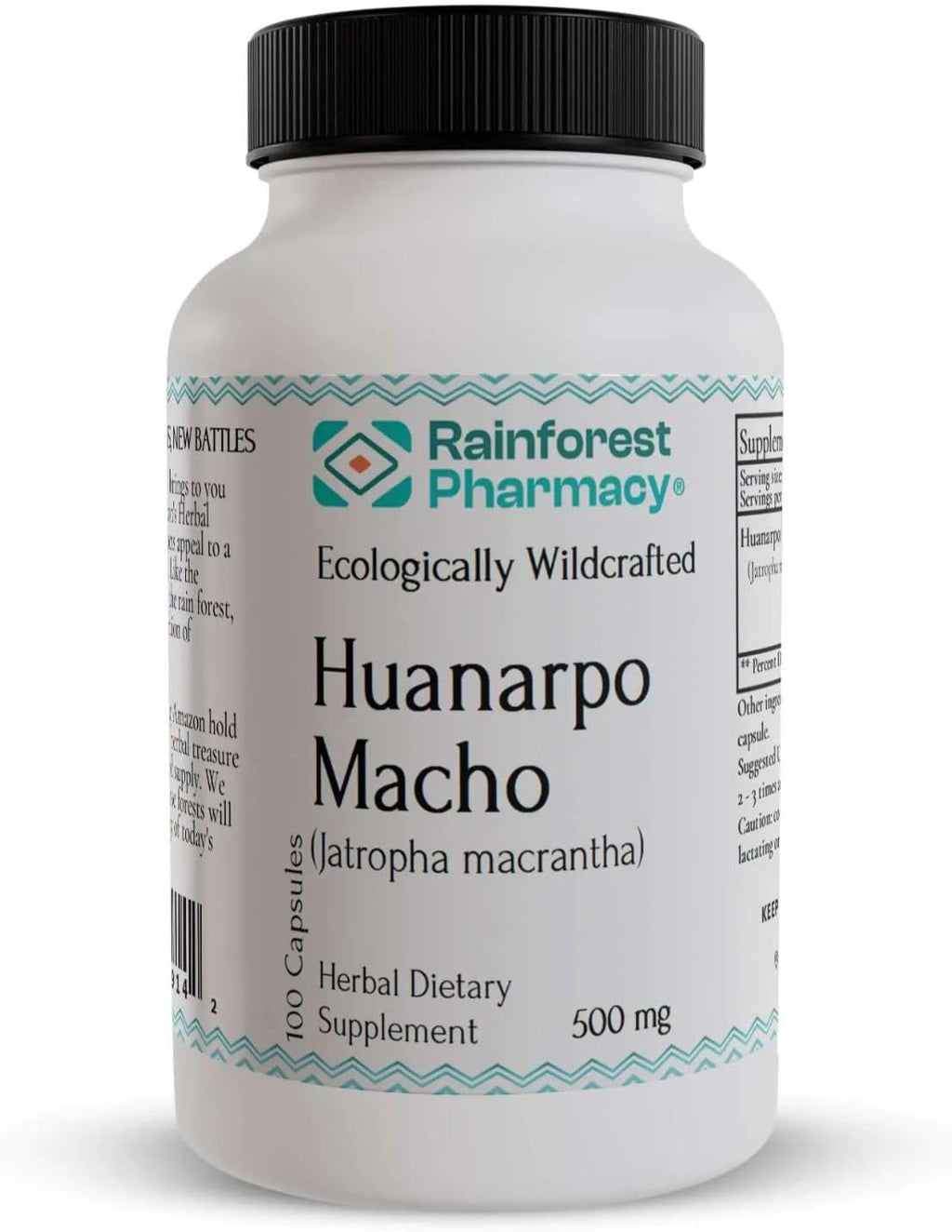 Huanarpo Macho Cápsulas 500mg - 100 Cápsulas Vegetales