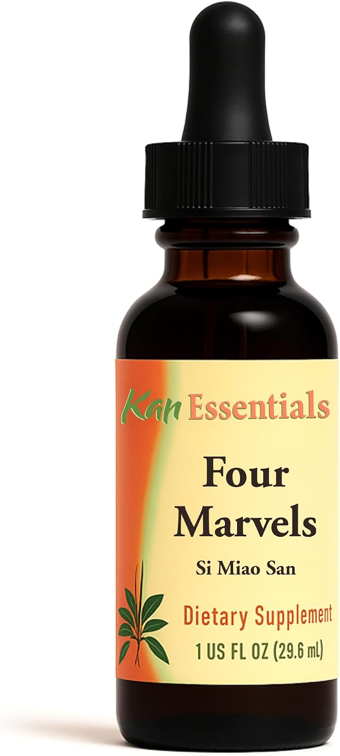 Kan Herb Company Four Marvels – Mezcla herbal china tradicional para perros y gatos, 1 fl oz