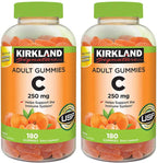 Kirkland Signature Vitamina C 250 mg, Gominolas para Adultos (Pack de 4 x 180)