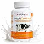 Bricker Labs Mega-Colostrum Cápsulas - Calostro Bovino 1000 mg con 40% IgG, 45 Cápsulas