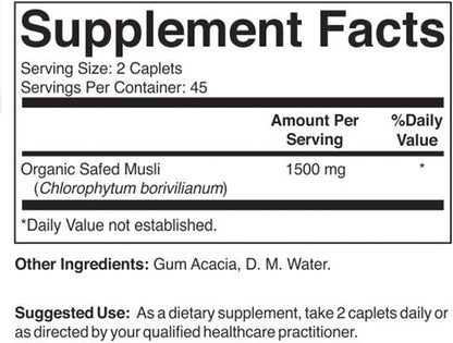 Safed Musli Orgánico 1500mg - 90 Comprimidos Vegetarianos – Image 2