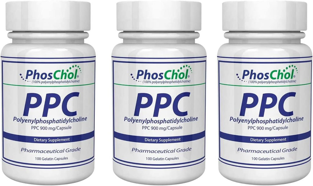Nutrasal PhosChol PPC Polyenyl PhosphatidylCholine - 300 Cápsulas de Gelatina Blanda - 2,7 g por ración