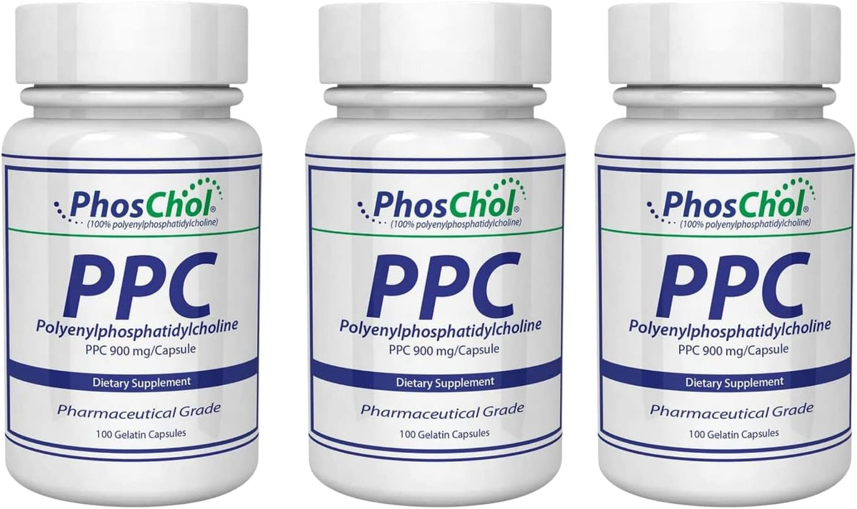 Nutrasal PhosChol PPC Polyenyl PhosphatidylCholine - 300 Cápsulas de Gelatina Blanda - 2,7 g por ración – Image 1