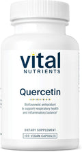 Vital Nutrients Quercetin - Vegan Supplement with Bioflavonoids for Sinus, Respiratory, Heart, and Immune Support - Gluten-Free, Dairy-Free, Soy-Free - 500mg - 100 Capsules