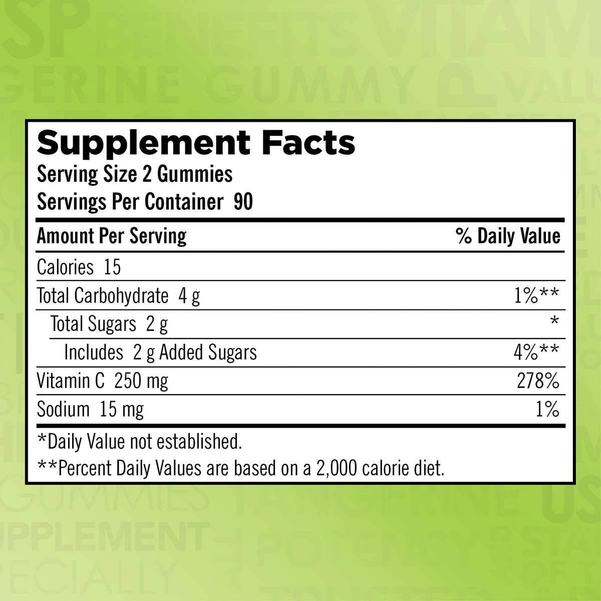 Kirkland Signature Vitamina C 250 mg, Gominolas para Adultos (Pack de 4 x 180)