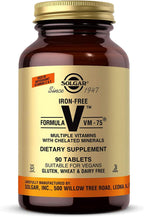 Solgar Formula VM-75 sin hierro, 180 comprimidos - Multivitamínico con minerales quelados