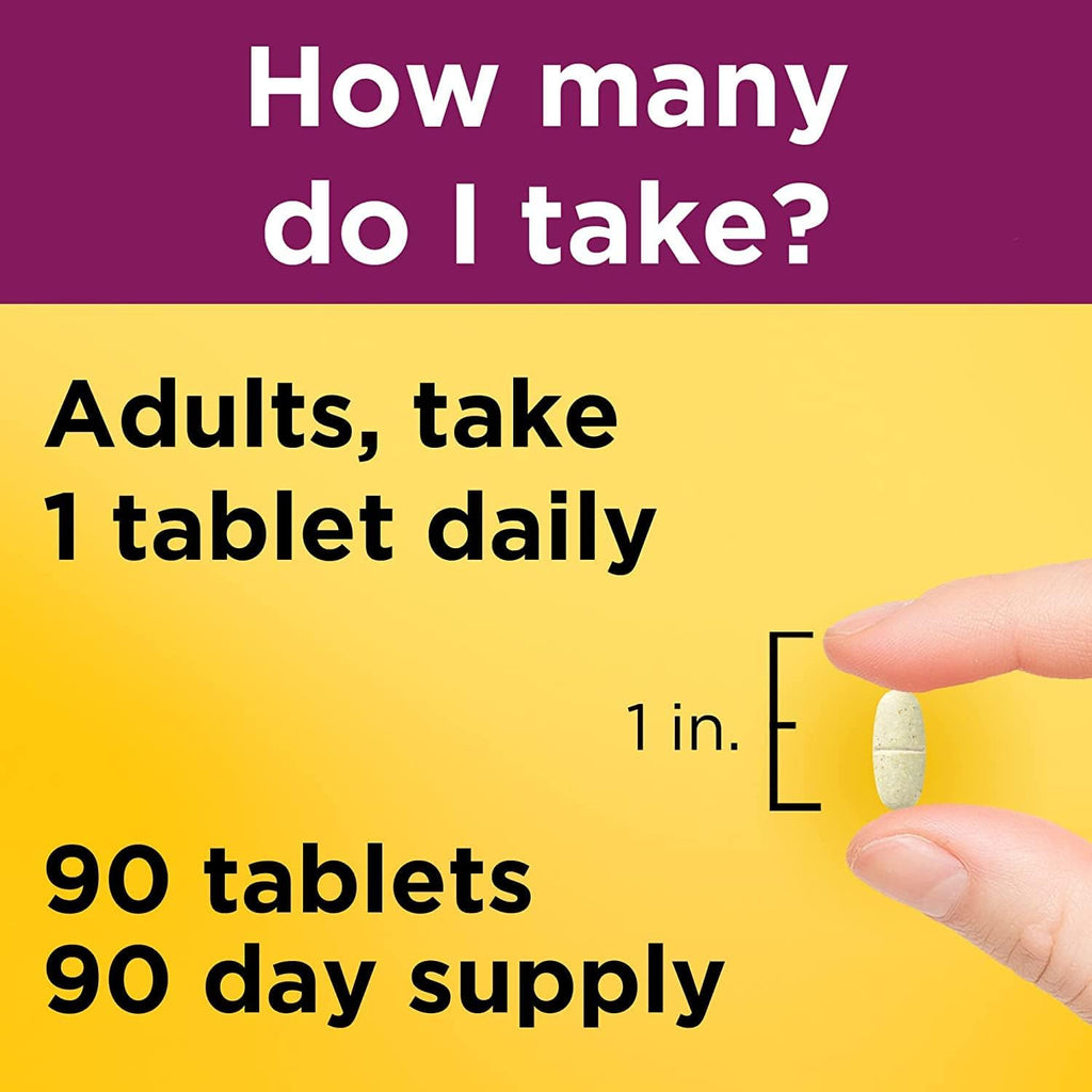 Nature Made Multivitamin for Women 50+ with Vitamin D, 90 Tablets