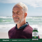 Piping Rock Extracto de polen de flor Graminex | 500 mg | 60 cápsulas | Suplemento para hombres y mujeres | Sin OMG, Sin gluten