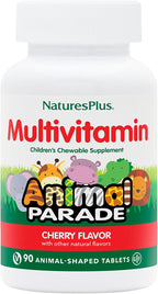 NaturesPlus Animal Parade Children's Multivitamin - 90 Watermelon Chewable Tablets