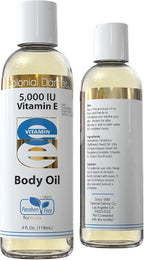 Colonial Dames Aceite Corporal de Vitamina E 5.000 UI - Aceite Terapéutico para Todo el Cuerpo