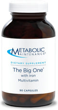 Metabolic Maintenance The Big One Multivitamin con Hierro - Multivitamínico para Hombres y Mujeres con Vitamina A, C, E, Minerales, Complejo B Metilado - 90 Cápsulas