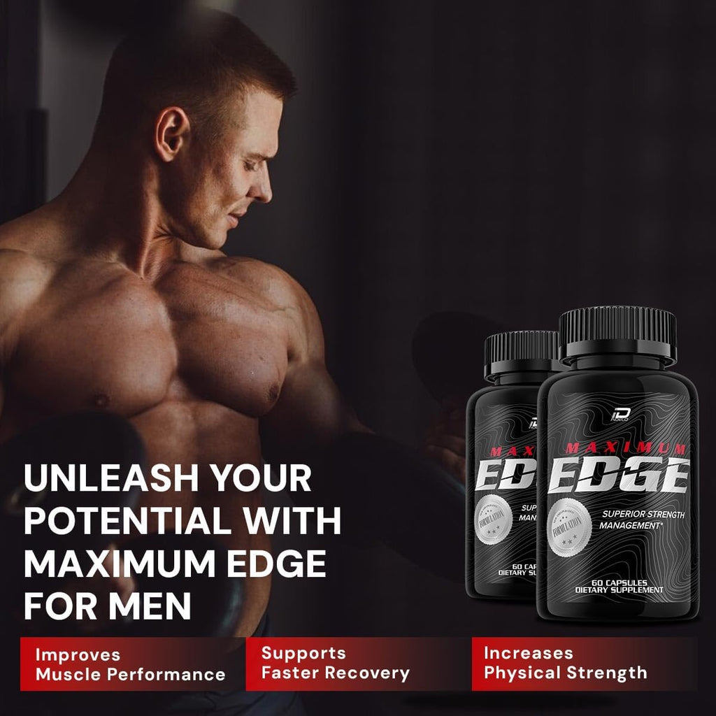 Maximum Edge for Men - Complejo Vitamínico - 120 Cápsulas (2 Paquetes)
