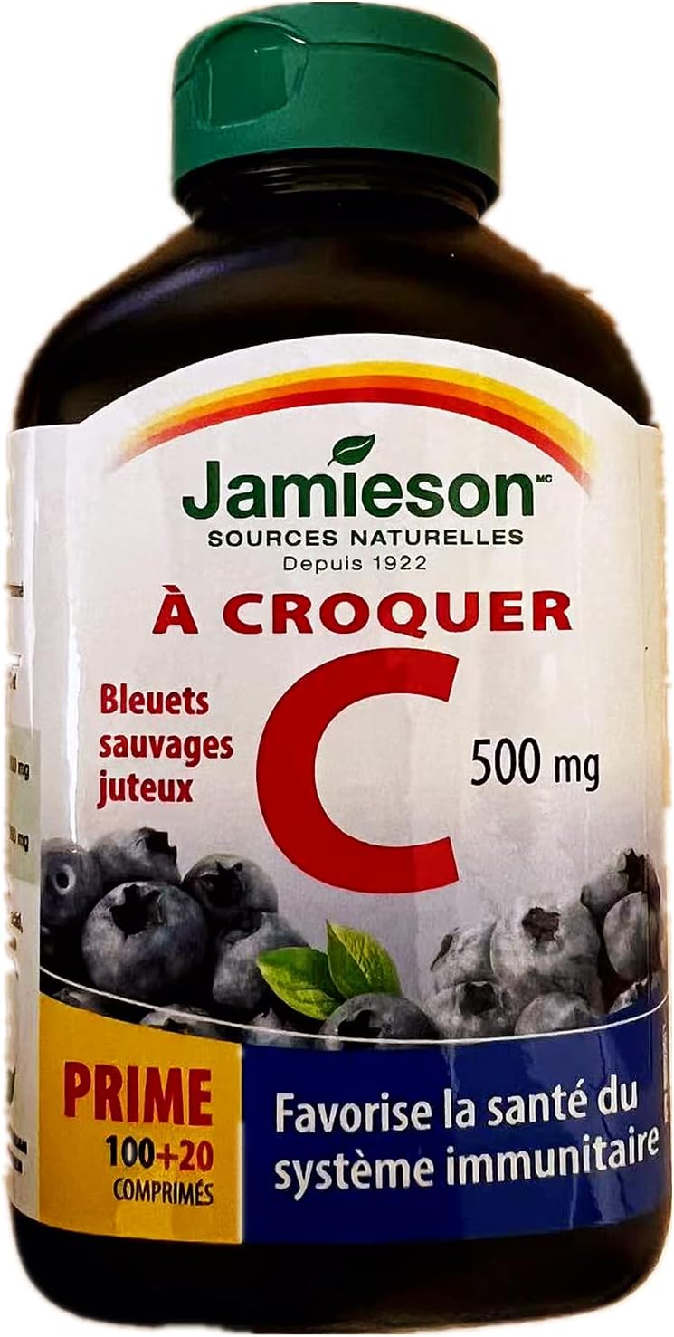 Vitamina C con Arándano Azul - 500 mg - Jamieson