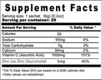 EDMARK Bubble C Bebida Instantánea de Naranja con Vitamina C y Zinc (1000 mg)