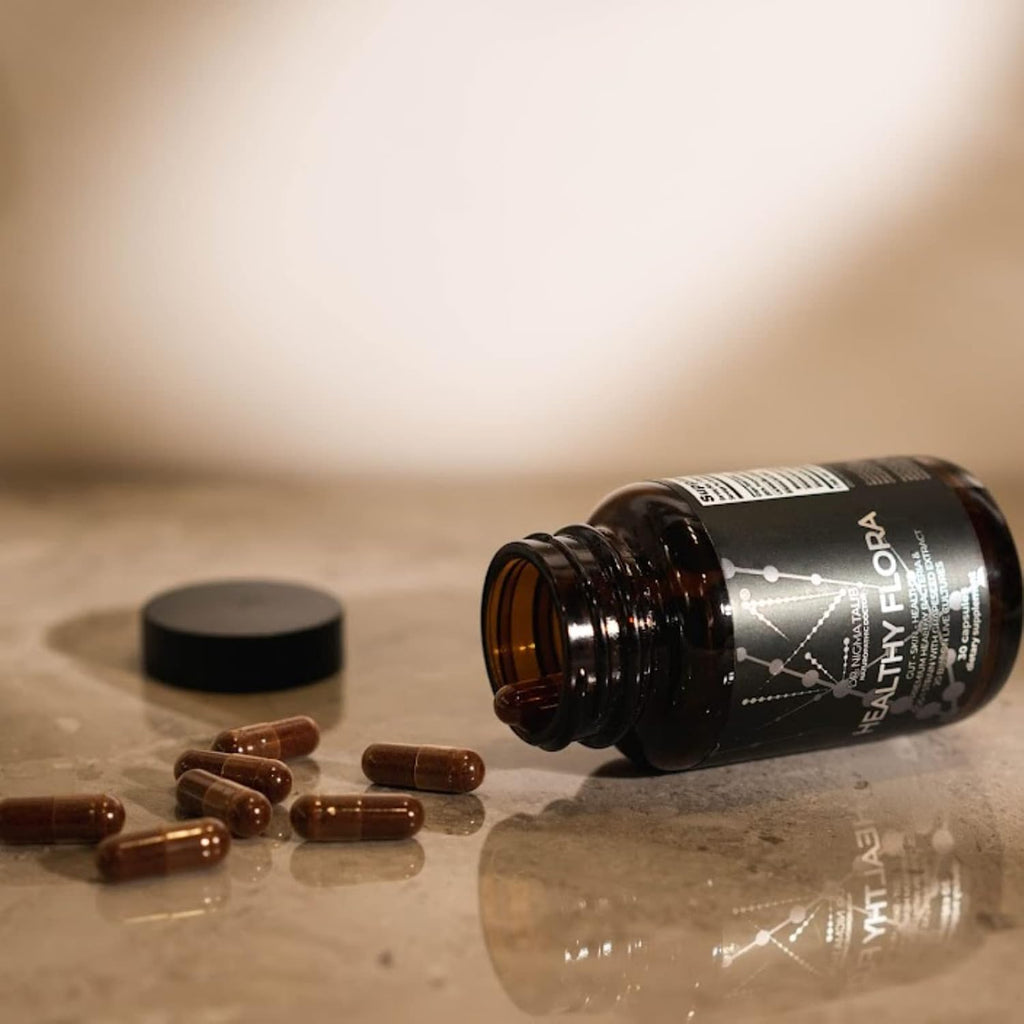 DR. NIGMA Healthy Flora Suplemento Probiótico | Mezcla Investigada de Probióticos para Digestión, Piel y Salud Intestinal | 30 Cápsulas