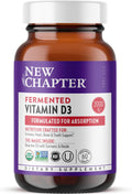 New Chapter Vitamina D3 Fermentada 2000 UI, Orgánico, 60 Comprimidos