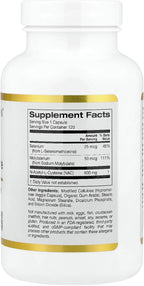 Lake Avenue Nutrition N-Acetil-L-Cisteína, 600 mg, 120 Cápsulas Vegetales