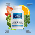 Equilife Multivitamínico Activado Diario con Vitaminas B Metiladas, 21 Nutrientes Esenciales, 120 Cápsulas