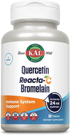 KAL Quercetina con Bromelina, Vitamina C, Ortiga y Manzanilla - 60 Comprimidos