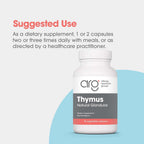 Allergy Research Group ARG Thymus - Extracto de Timo Liofilizado - 75 Vegicápsulas