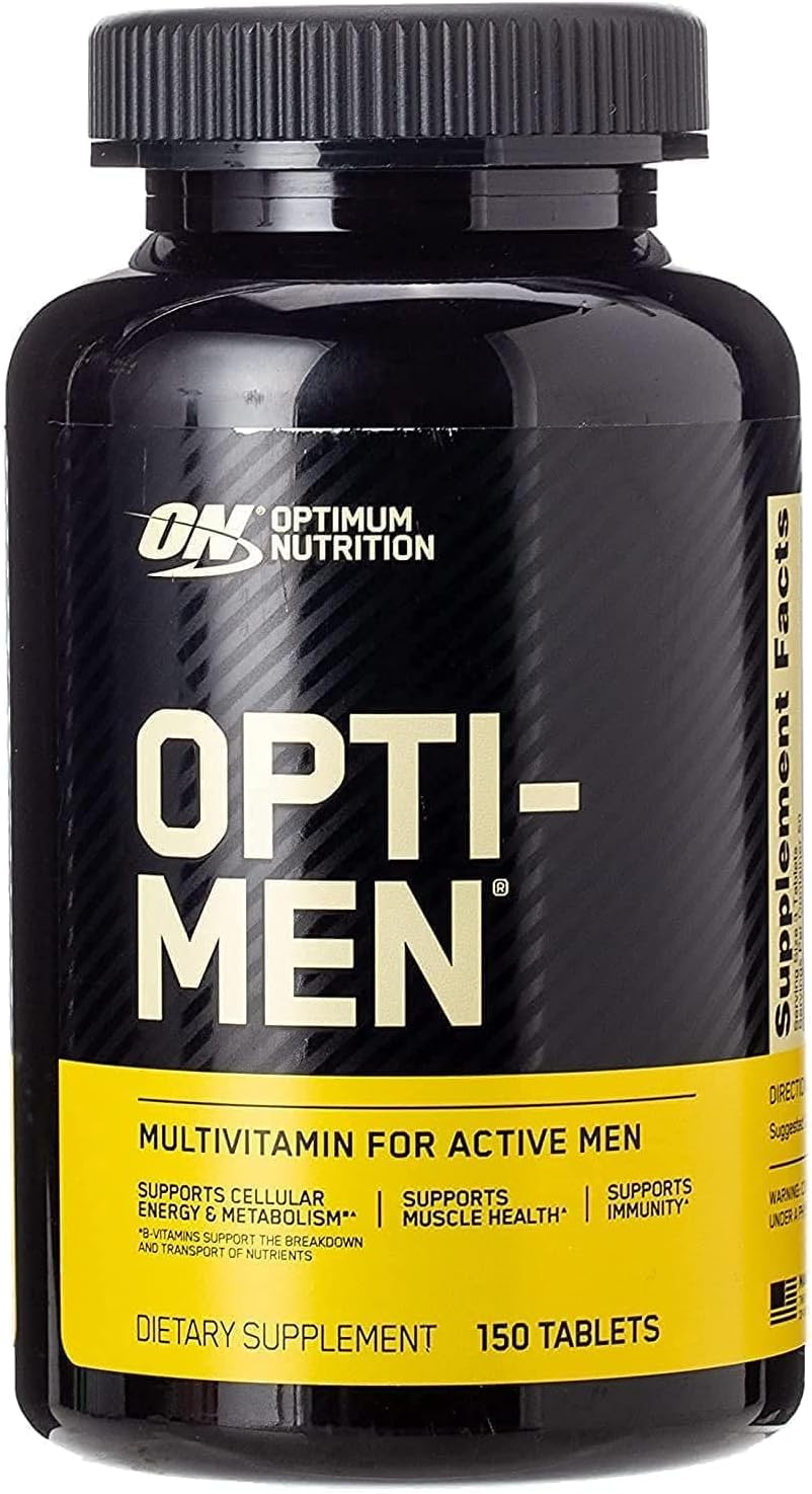 Optimum Nutrition Opti-Men, Suplemento Multivitamínico para Hombres, 150 Comprimidos