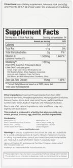 DR. NIGMA Super Vitamin C Cocktail Powder - Cóctel de Vitamina C, 14 Sobres (70g)