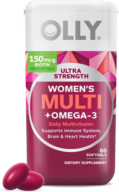 OLLY Ultra Strength Women's Multi Softgels - – Energía diaria: La vitamina B12 contribuye al metabolismo – Image 1