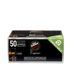 Caffe Vergnano Intenso - Cápsulas de Espresso (50 uds) - Compatibles Nespresso Original Line