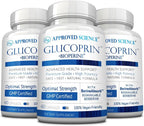 Approved Science Glucoprin - Berberina 250 mg, Morera, Canela, BioPerine - 60 Cápsulas Veganas (Pack de 6)