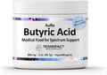AuRx Alimento Médico en Polvo para Apoyar la Salud Intestinal - Ácido Butírico Estabilizado para Niños con TEA, Hipoalergénico, 57 g (2 oz)