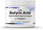 AuRx Alimento Médico en Polvo para Apoyar la Salud Intestinal - Ácido Butírico Estabilizado para Niños con TEA, Hipoalergénico, 57 g (2 oz)