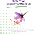 Paradise Herbs Saffr-Tone, Saffron Extract, Active Whole Spectrum, 60 Vegetarian Capsules