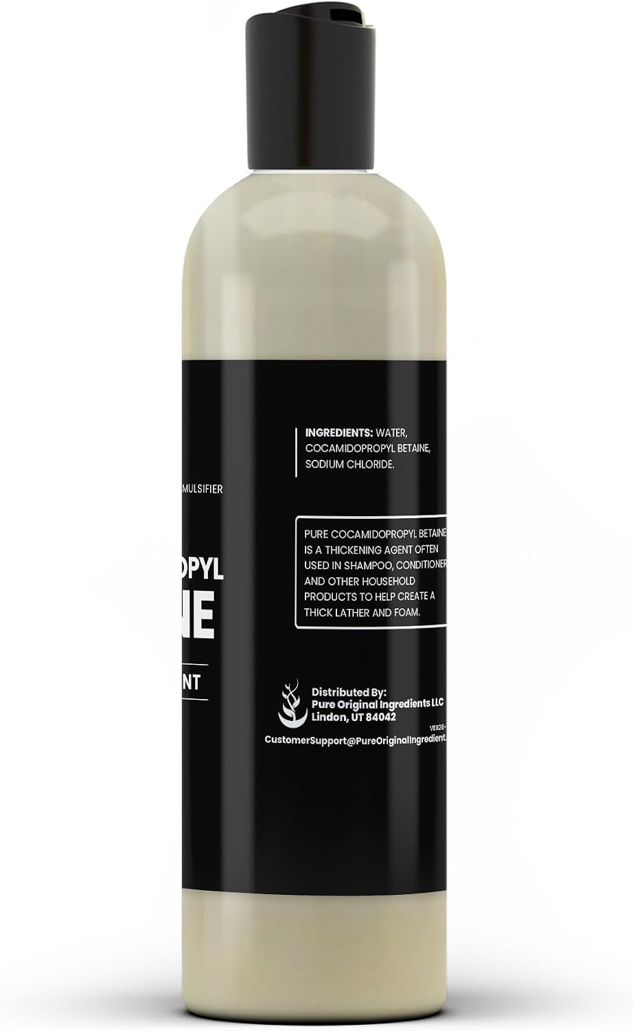 PURE ORIGINAL INGREDIENTS Cocamidopropil Betaína (236 ml) Siempre Puro, Sin Rellenos Ni Aditivos