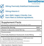Benagene Oxaloacetato con Vitamina C - 30 Cápsulas - Energía Celular