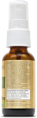 Honey Gardens Spray de Propóleo de Abeja con Miel Cruda de Apiterapia, Raíz de Regaliz y Usnea | 50 Dosis | 30 ml