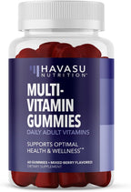 Gominolas Multivitamínicas para Adultos - Con Vitamina C, D y Zinc - 60 Gominolas - Sabor Bayas Mixtas