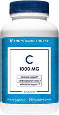 The Vitamin Shoppe Vitamina C 1000 mg, 300 Cápsulas