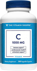 The Vitamin Shoppe Vitamina C 1000 mg, 300 Cápsulas