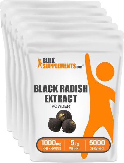 BulkSupplements Extracto de Rábano Negro en Polvo - Suplemento Herbal, Vegano y Sin Gluten, 1kg – Image 6