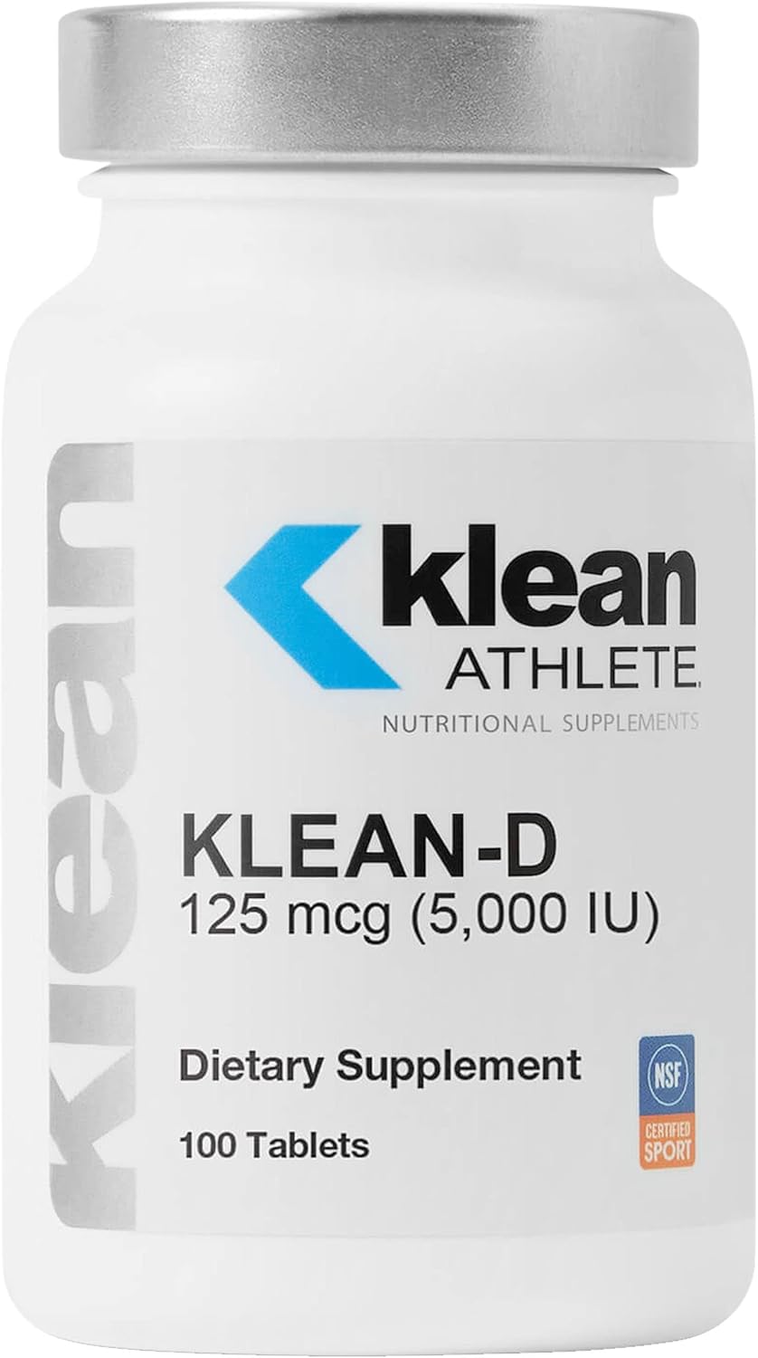Klean Athlete Klean-D | Vitamina D3 5000 IU | 100 Cápsulas